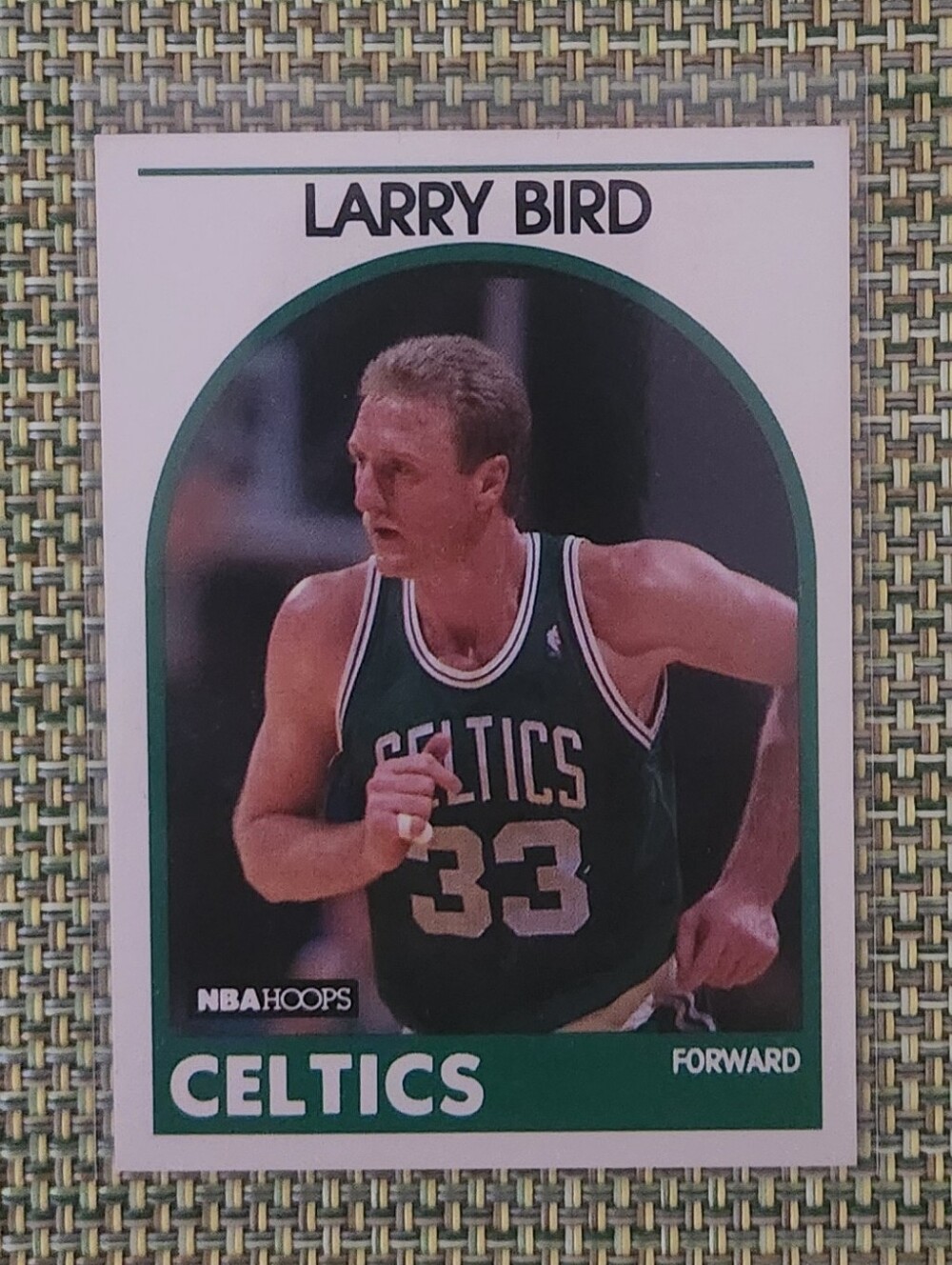 Larry Bird NBA Hoops Celtics Basketball Card